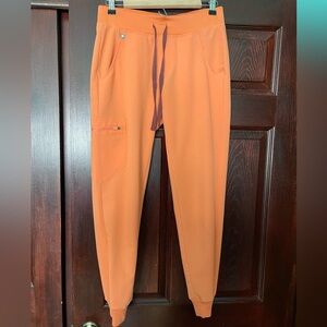 Figs Zamora Jogger Scrubs Orange Size Extra Small